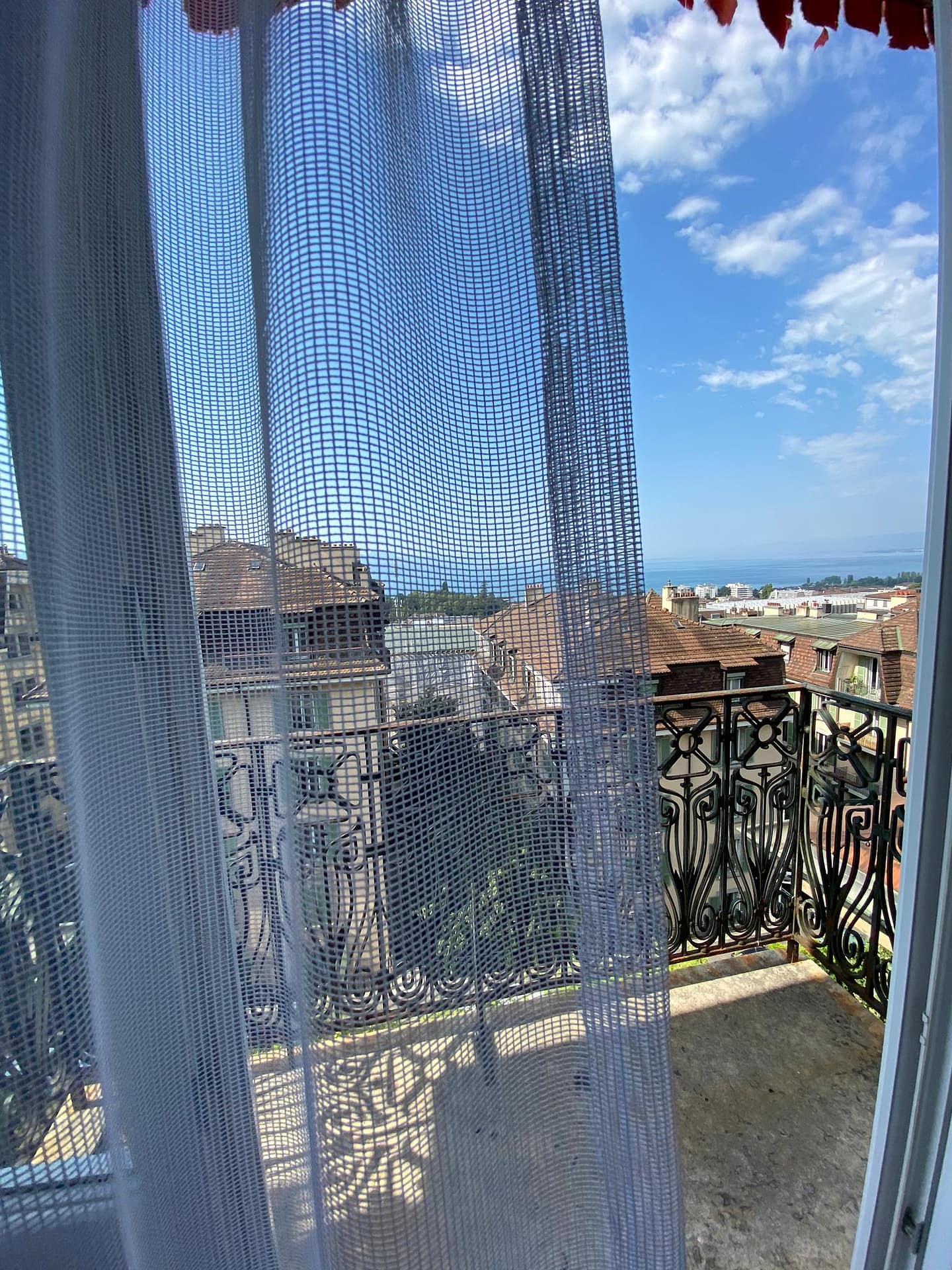Vue panoramique depuis l'internat, séjour camp d'été Lausanne